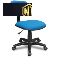 Ghế nhân viên có đệm tựa bọc vải và dùng chân nhựa SG130K